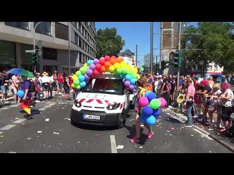 CSD 2018 die Parade Köln 2018 Comig-Outin Deinen Style  Wo es noch kein Corona gab.2021