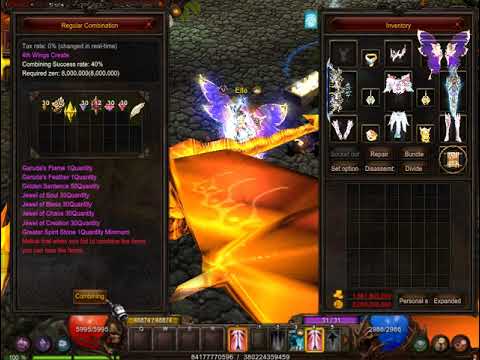 How to Create a Wing Level 4 - SEASON 17 MU ONLINE