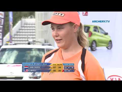 Inge van Caspel v Kendal Nicely – compound junior women gold | World Youth Championships 2011