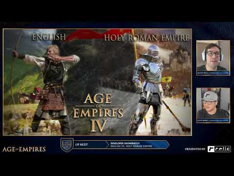 Age of Empires IV: English vs Holy Roman Empire (VOD)