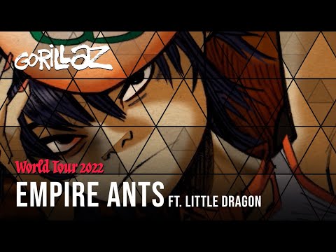 Gorillaz - Empire Ants ft. Little Dragon (World Tour 2022 Visual)