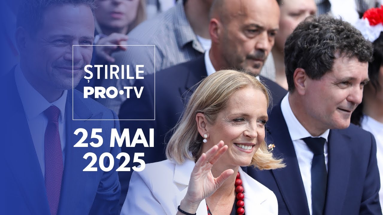 Știrile PRO TV - 25 Mai 2025 | Nicușor Dan, vizită în Polonia