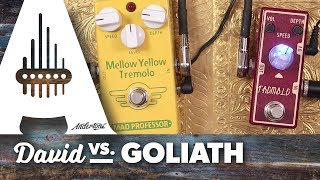 Video thumbnail for David vs. Goliath - Tone City Tremble vs. Mad Professor Mellow Yellow Tremolo by Andertons Music Co