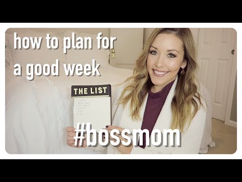 #bossmom | my sunday to-do list to have a great week | brianna k Video