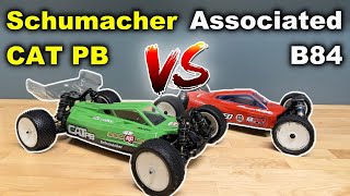 Schumacher CAT PB vs. Team Associated B84: Best 4wd RC race buggy?