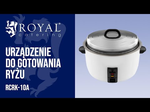 Video - Urządzenie do gotowania ryżu - 23 l - 3000 W - Royal Catering