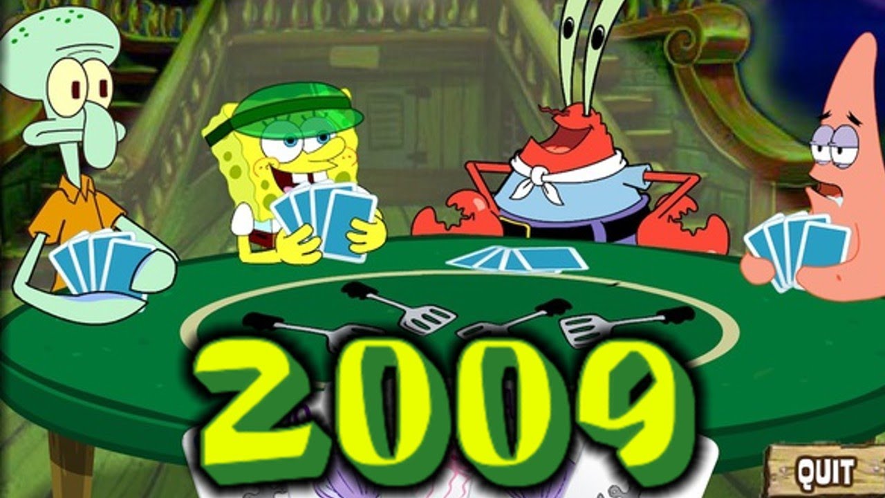 SpongeBob Web Games of 2009