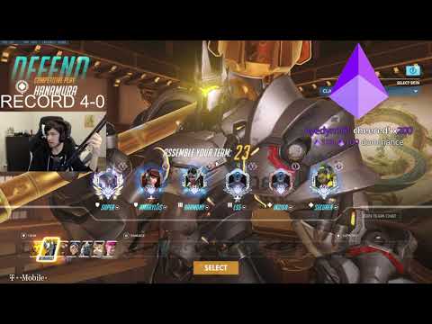 SUPER INSANE REINHARDT GAMEPLAY OVERWATCH SEASON 27 TOP 500