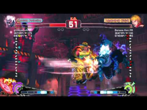 SSF4 AE: gridman srk(Oni) vs Banana Ken PR(Ken) - HD 720p