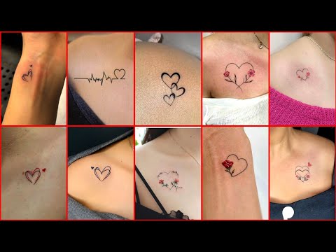 Heart ❤️ tattoo designs for girls. Tattoo designs. Love 💕 tattoo designs. trending tattoo designs