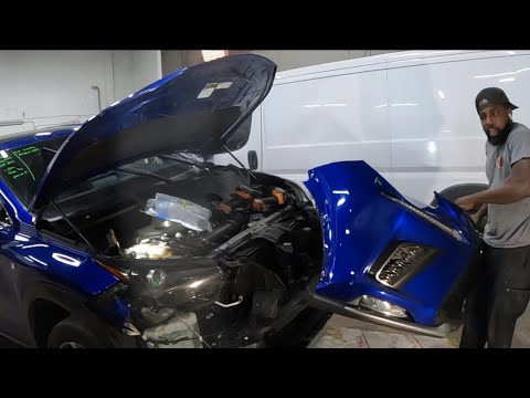 2020 Lexus NX 300 how to take the front bumper and headlight off