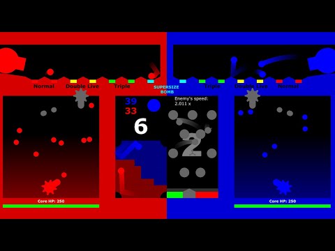 Defend the Core x Territory wars x Multiply or Release | Core Destruction In Algodoo