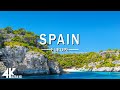 FLYING OVER SPAIN (4K UHD) - RELAXING MUSIC ALONG WITH BEAUT ..