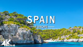 FLYING OVER SPAIN (4K UHD) - Relaxing Music Along With Beautiful Nature Videos - 4K Video HD