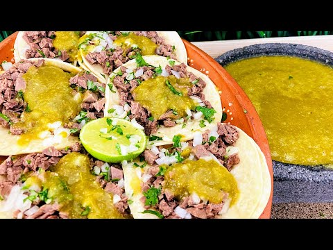 Cómo se preparan los tacos de lengua. ( Estilo Michoacán )
