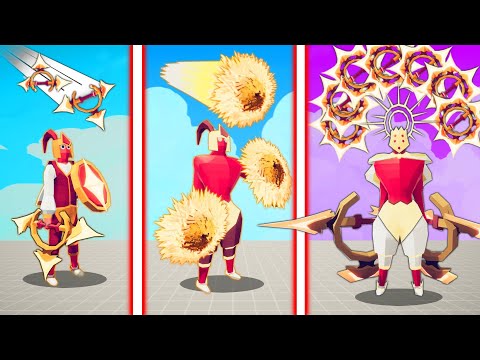 EVOLUTION OF ULTIMATE RADIANT GLAIVE | TABS - Totally Accurate Battle Simulator