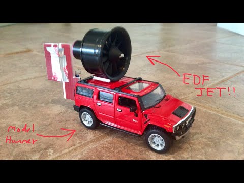 EDF Jet Powered RC Hummer!
