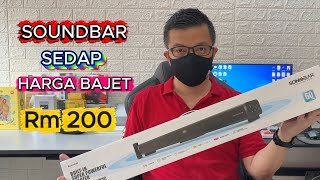 Sounbar Murah Rm200 support 120w SonicBar HD3202 dari Sonic Gear