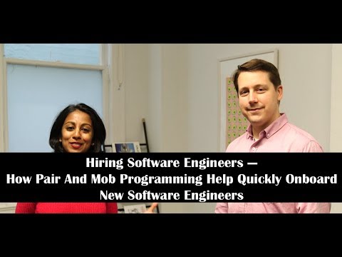 How Pair Programming And Mob Programming Help Quickly Onboard New Software Engineers