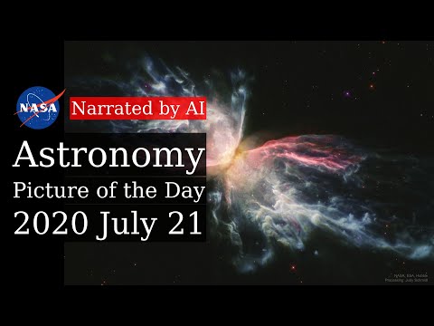 APOD: 2020-07-21 - Iron in the Butterfly Nebula (Narrated by Amy)