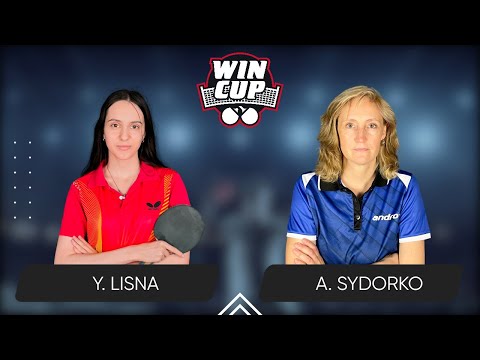 14:30 Yaroslava Lisna - Anzhela Sydorko West 3 WIN CUP 21.05.2024 | Table Tennis WINCUP 1
