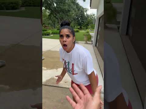 Dad catches son wetting dog then mom does this #shorts