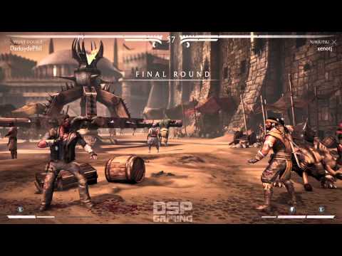 MKX Week 2 Multiplayer pt17: Johnny Cage vs. Lag! (INSANE)
