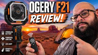 OGERY F21 Camping Fan | Better Than I Expected