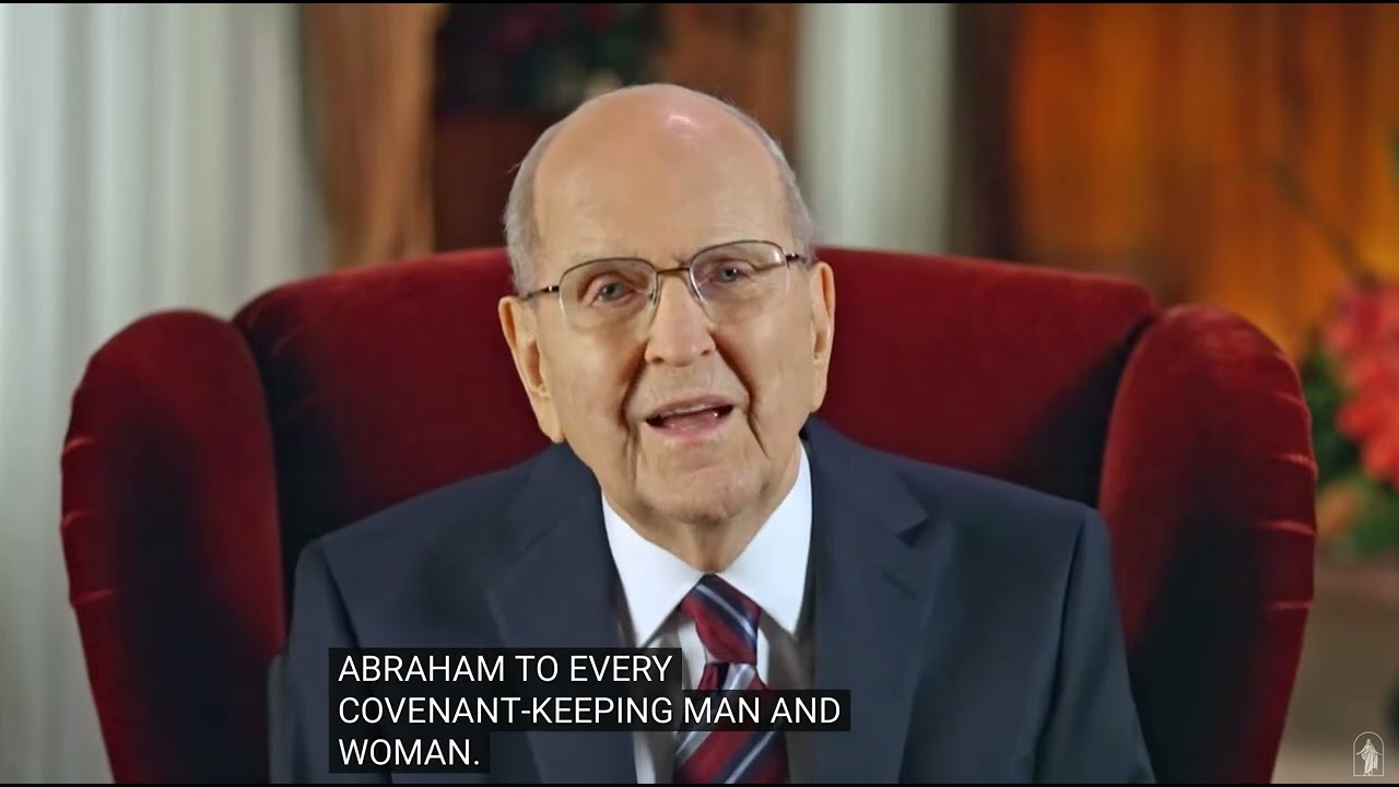 President Russell M. Nelson shares a message @ April 24 General Conference