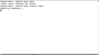 wget command not found in mac | install wget in mac