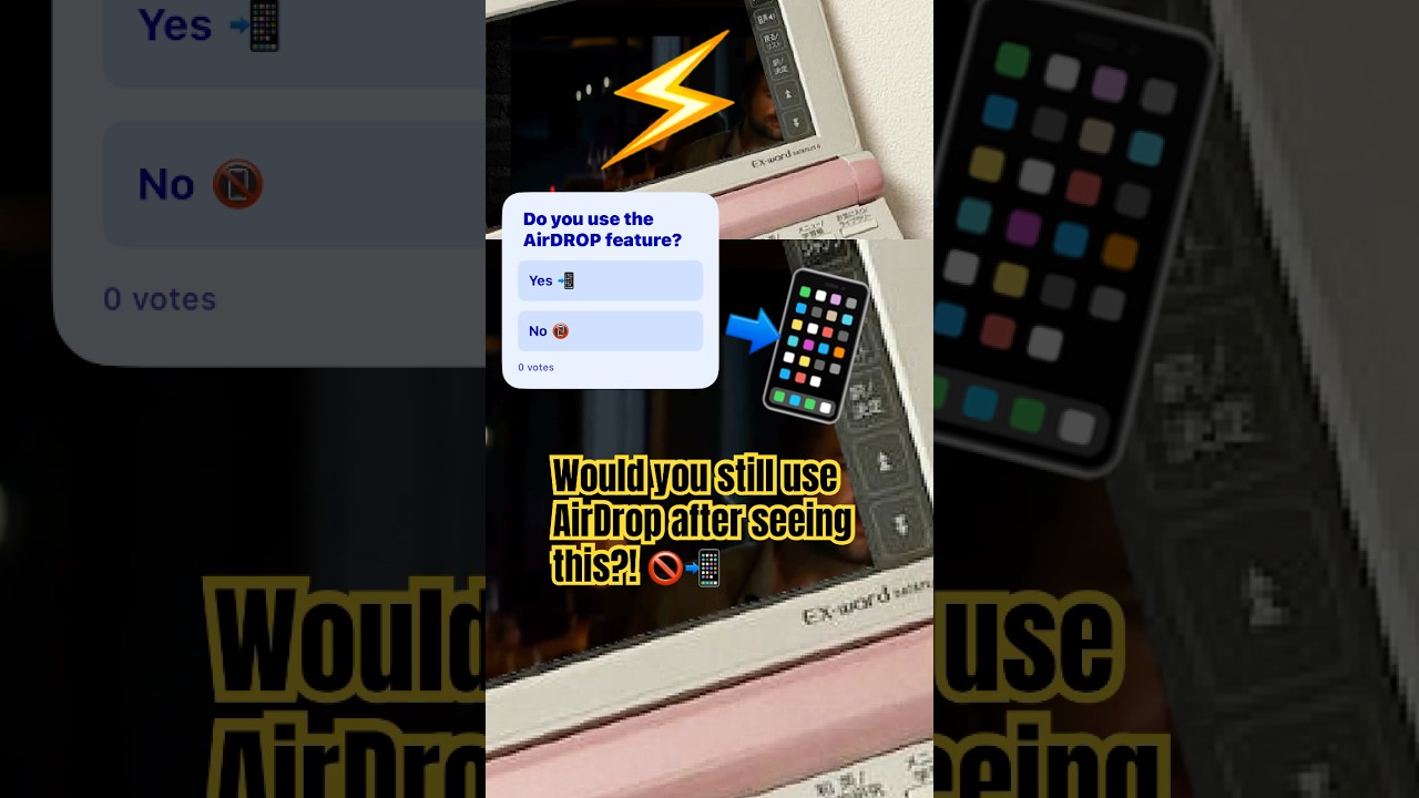 DROP MOVIE HAD ME READY TO DELETE ALL MY APPS! 😳📲 #shorts #Dropmovie #Drop #airdrop #technology #fyp