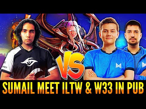 👉 SUMAIL With Invoker Mid Meet W33 Pugna Vs Him And ILTW Carry Shadow Fiend - Showing Who's The Boss