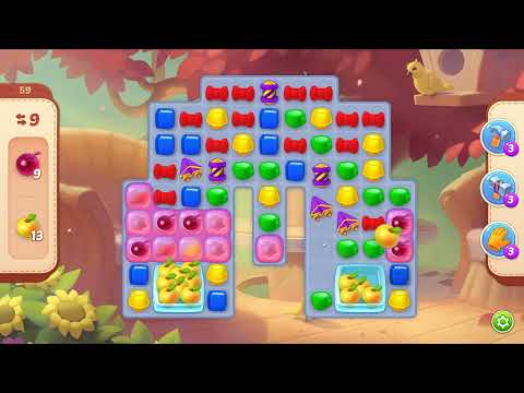 Homescapes level 59 - 18 Moves 🏡 Gameplay Walkthrough (Android, iOS) Playrix