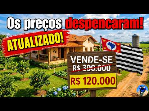 5 cidades no interior de São Paulo onde os preços das casas caíram muito  (ATUALIZADO)