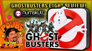 Numskull Ghostbusters 3D Wall Light or Desk Lamp Review! Who you gonna call for Gameroom Decor?