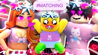 Matching AVATARS as a REAL BABY in Roblox Da Hood Voice Chat