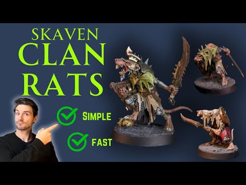 How To Paint Clan Rats From The Skaventide Age Of Sigmar Box