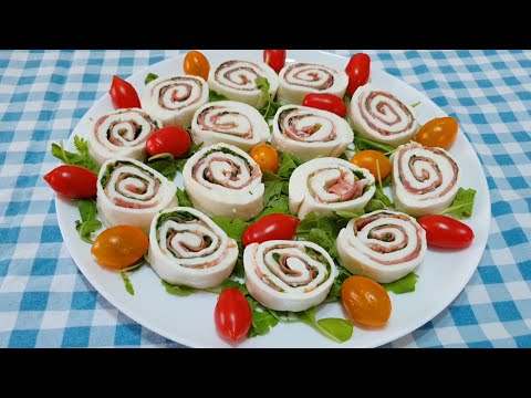 ROTOLO FREDDO DI MOZZARELLA SENZA CUCINARE ! RICETTA FACILE | MOZZARELLA ROLL WITHOUT COOKING