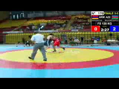 Final EJWC Skopje 2013 FS 120kg 07.07.13 3th and 5th place