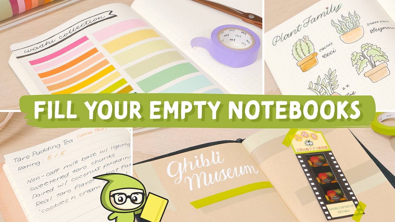 Watch Look Read And Choose Write In Your Notebook Now ?? 10 Creative Ways to Fill Your Empty Notebooks