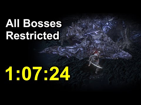 Dark Souls 3 All Bosses Speedrun World Record 1:07:24