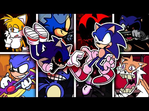 Confronting Yourself but Different Sonic Characters Sings 🐱 (Ring of Despair) - FNF Cover [Version2]