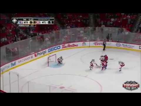 Lars Eller goal - Canadiens vs Rangers Game #1 2014 ECF