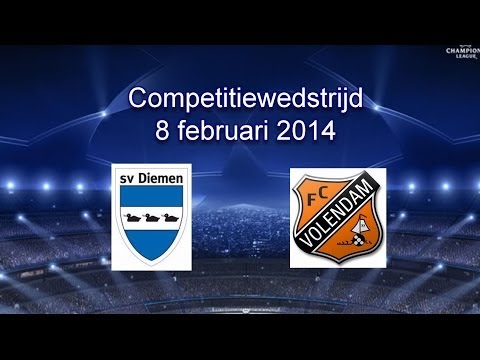 Diemen F1 - Volendam F1 (februari 2014)