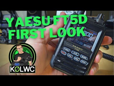 Yaesu FT5D Unboxing and First Impressions!