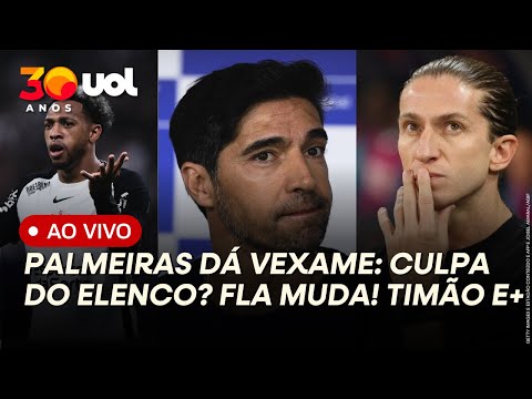 PALMEIRAS GOLEADO: ABEL CRITICA ELENCO! PREOCUPANTE? MUDANÇA NO FLAMENGO; PUNIÇÃO NO CORINTHIANS E+
