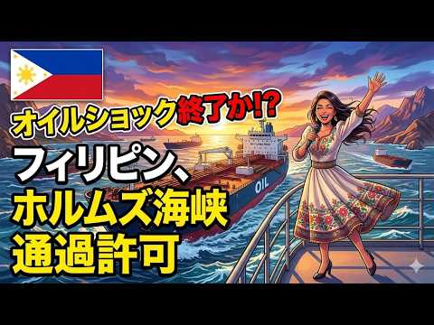 【オイルショック終了か】フィリピン、「ホルムズ海峡通ってええぞ」と許可が出る【朗報】 YouTubeサムネイル