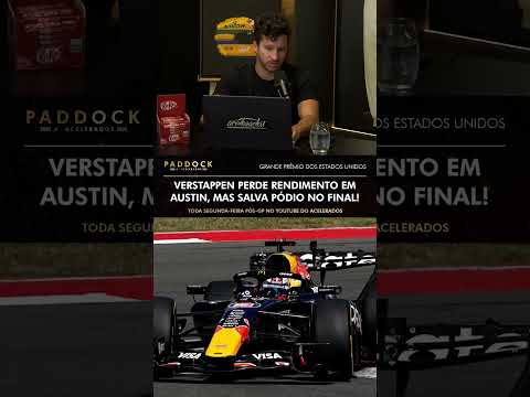 APESAR DE RELATAR PROBLEMAS, VERSTAPPEN GARANTE PÓDIO NOS ESTADOS UNIDOS! 👏🏆🏁