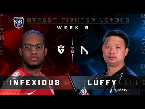 Infexious (Zeku) vs. Luffy (Kolin) - Bo3 - Street Fighter League Pro-US Season 4 Week 8