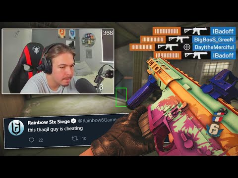 Thaqil Using AIMBOT To Clutch A 1v4... (INSANE) Rainbow Six: Siege